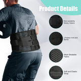 Lumbar Lower Back Support Brace Pain Relief Posture Orthosis Waist Belt Therapy - Side View