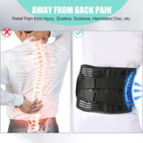 Lumbar Lower Back Support Brace Pain Relief Posture Orthosis Waist Belt Therapy - Extra Image