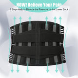 Lumbar Lower Back Support Brace Pain Relief Posture Orthosis Waist Belt Therapy - Extra Image