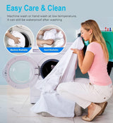 100% Terry Cotton Fitted Mattress Protector Waterproof King - Extra Image