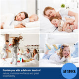 100% Terry Cotton Fitted Mattress Protector Waterproof Queen - Front View