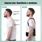 Posture Corrector Lumbar Brace Pain Relief Full Back Support Shoulder Brace Belt