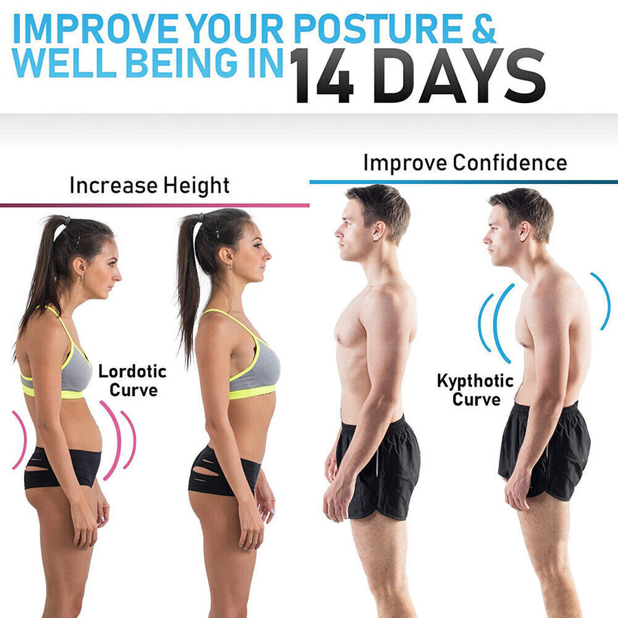 Posture Corrector Lumbar Brace Pain Relief Full Back Support Shoulder Brace Belt