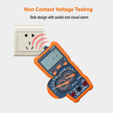 Digital Multimeter 6000 Counts Multi Tester AC DC Voltmeter Ohm NCV TRMS - Front View