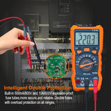 Digital Multimeter 6000 Counts Multi Tester AC DC Voltmeter Ohm NCV TRMS - Side View