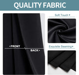 2X Blockout Curtains 100% Blackout Window Curtain Draperies Pair Eyelet 3 Layers 132CM(W) x 114CM(D) - Side View