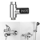 LED Digital Tap Water Temperature Monitor Shower Faucet Kids Safe Thermometer AU - Top-Down View