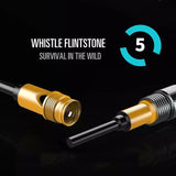 Multifunctional Hiking Trekking Poles Lightweight Collapsible Walking Stick AU - Low Angle