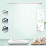 Touch LED Desk Lamp Bedside Study Reading Table Light Dimmable USB Rechargeable - Side View
