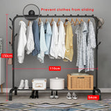 Heavy Duty Clothes Rail Rack Hanging Garment Display Stand Shoe Storage Shelf AU - Front View