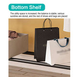 Heavy Duty Clothes Rail Rack Hanging Garment Display Stand Shoe Storage Shelf AU - Rear View