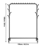 Heavy Duty Clothes Rail Rack Hanging Garment Display Stand Shoe Storage Shelf AU - Low Angle