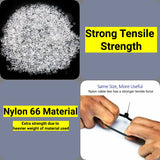 Cable Ties Zip Ties Nylon UV Stabilised 500pc Bulk Black Cable Tie 150mm x 2.5mm - Front View