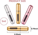 6ps Mini Perfume Atomizer Portable Travel Refillable Bottle Scent Pump Spray 5ml - Front View