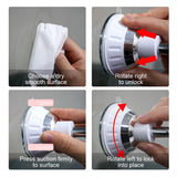 10x Magnifying Makeup Cosmetic Beauty Bathroom Mirror with LED Light 360 HOT - Low Angle