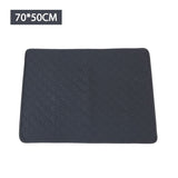 70X50cm Washable Pet Dog Pee Pad Reusable Cat Puppy Training Wee Absorbent Mat Pads Bed - Side View
