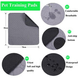 70X50cm Washable Pet Dog Pee Pad Reusable Cat Puppy Training Wee Absorbent Mat Pads Bed - Low Angle