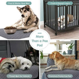 70X50cm Washable Pet Dog Pee Pad Reusable Cat Puppy Training Wee Absorbent Mat Pads Bed - Rear View