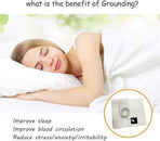 Bed Earthing Sheet Grounding Sheet Mat Large Bed Sheet Flat Sheet W/AU Plug 153x203cm