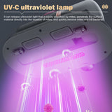 10000pa Handheld Mite Remover Home Bed Mattress Vacuum Sofa Cleaner USB UV-C AU - 45-Degree Angle