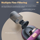 10000pa Handheld Mite Remover Home Bed Mattress Vacuum Sofa Cleaner USB UV-C AU - Low Angle