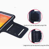 Sports Running Jogging Gym Exercise Armband Case Phone Holder Bag Cover - Top-Down View