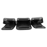 3 Pocket Windshield Bag Waterproof Fit For Harley Electra Glide FLHTC 96-13 - Rear View