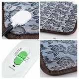 Waterproof Electric Pet Heat Pad Heated Heating Mat Blanket Dog Cat Bed 50X80CM - Close-Up Angle