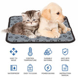 Pet Electric Heating Pad Heated Mat Warmer Blanket Bed for Dog Cat Puppy 45x45CM - Close-Up Angle