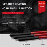 3XL Electric Vest Heated Jacket USB Thermal Warm Heat Pad Winter Body Warmer Unisex - Side View