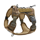 Dog Harness Tactical No Pull Adjustable Pet Military Working Training Vest M - Front View