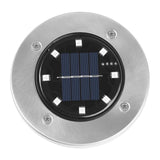 4pcs LED Solar Underground Light Waterproof Color Changing Garden Buried Lamp