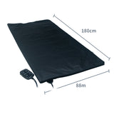 180x85cm Far Infrared Sauna Blanket Leather Slimming Detox Spa Body Shaping Low - Front View