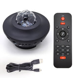 Galaxy Starry Night Light Projector Ocean Star Sky Party Baby Kids Room LED Lamp - Front View