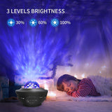 Galaxy Starry Night Light Projector Ocean Star Sky Party Baby Kids Room LED Lamp - 45-Degree Angle