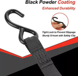 Quick Release Automatic Heavy Duty Retractable Ratchet Tie Down Strap green 25mm*3m - 45-Degree Angle