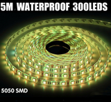 5V RGB LED Strip Lights IP65 Waterproof 5050 5M 10M 20M 300 LEDs USB Bluetooth - Front View