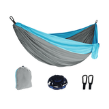 Outdoor Camping Hammock Lightweight 260x140cm Portable Travel Lightblue - 45-Degree Angle