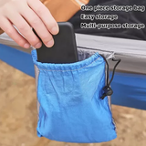 Outdoor Camping Hammock Lightweight 260x140cm Portable Travel Darkblue - 45-Degree Angle