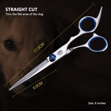 Professional Pet Grooming Scissors Set Dog Shear Hair Cutting Curved Tool Kit - Extra Image