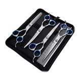 Professional Pet Grooming Scissors Set Dog Shear Hair Cutting Curved Tool Kit - Extra Image