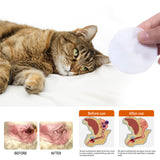 Yegbong Pet Ear Wipes, Pet Ear Cleaning Deodorizing Removing Mite And Earwax Cleaning Wipes - Low Angle
