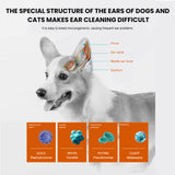 Yegbong Pet Ear Wipes, Pet Ear Cleaning Deodorizing Removing Mite And Earwax Cleaning Wipes - Extra Image