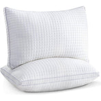 2xStandard Quality Pillows Cotton Hotel Adjustable Home Pillows Down Alternative Pillows