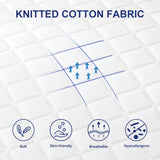 2xStandard Quality Pillows Cotton Hotel Adjustable Home Pillows Down Alternative Pillows - 45-Degree Angle