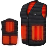 Heated Vest for Men & Women, Smart heated Jacket, Battery Not Included 3XL - Side View