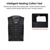 Heated Vest for Men & Women, Smart heated Jacket, Battery Not Included 3XL - Close-Up Angle