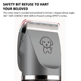 Electric Dog Cat Grooming Kit Pet Hair Shaver Trimmer Cordless Scissors Clipper Spare Head - Side View