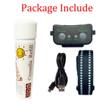Dog Citronella Anti Bark Spray Collar Training Stop Barking Humane Rechargeable - Low Angle