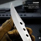 Outdoor Large Folding Knife Camping Fishing Pocket Hunting Knife Survival Tool - Close-Up Angle